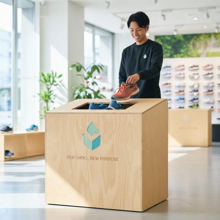 実写 - シューズリサイクルボックスのイメージ