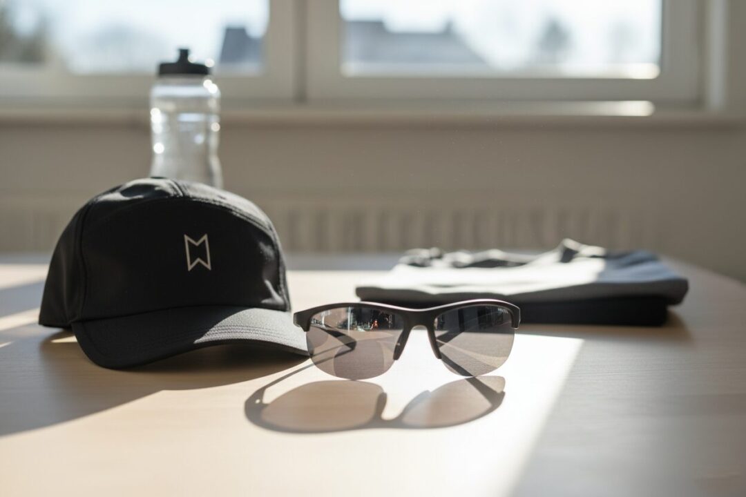 ランニング初心者が自意識を消すためのサングラスとキャップのイメージ