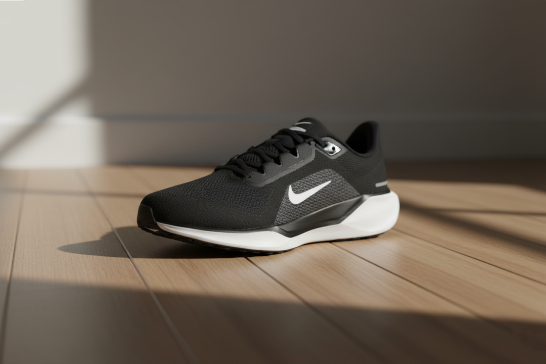 メルカリの出品画面を彷彿とさせる、綺麗に並べられた中古の高級ランニングシューズ。