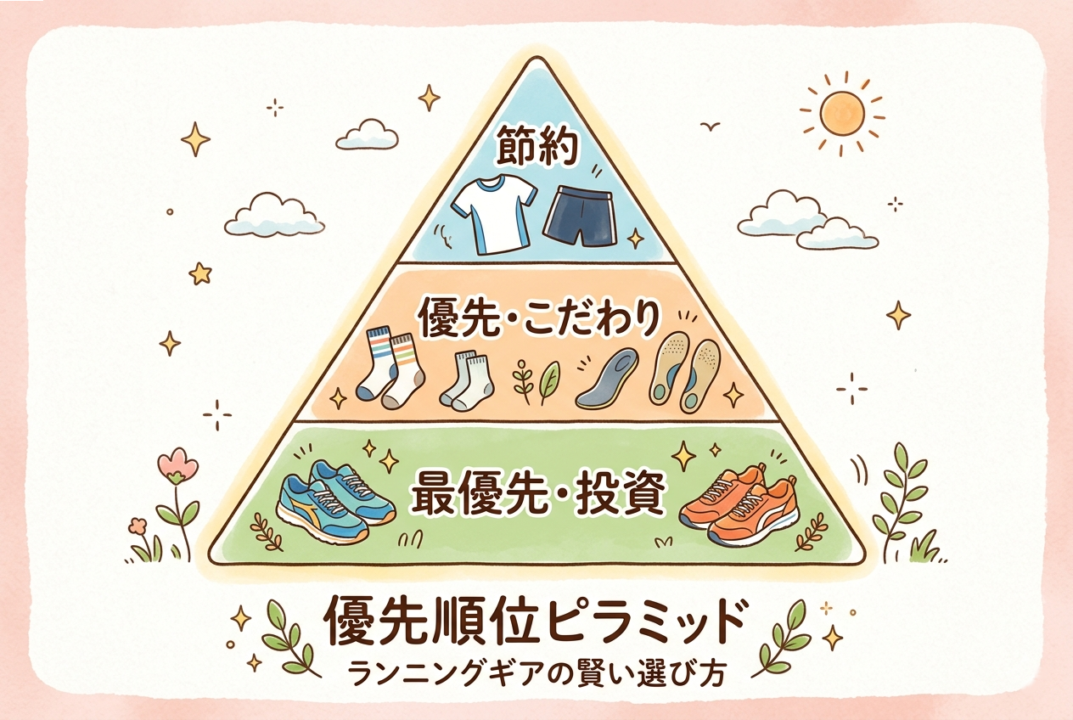 初心者が投資すべきアイテムの優先順位図解